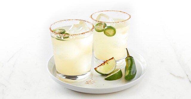 Batch Jalapeño Margaritas with Chili Pepper Salt