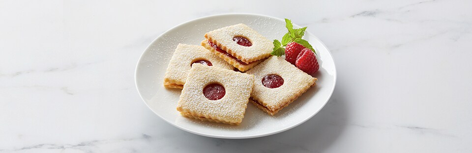 Lemon Raspberry Linzer