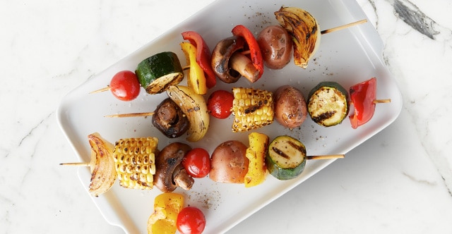 Grilled Vegetable Kabobs
