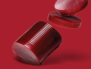 Jar of cranberry sauce