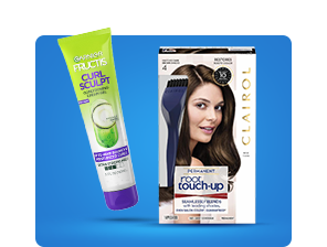 Hairstyling & Color. Dry shampoo, hair spray, hair dye and more.