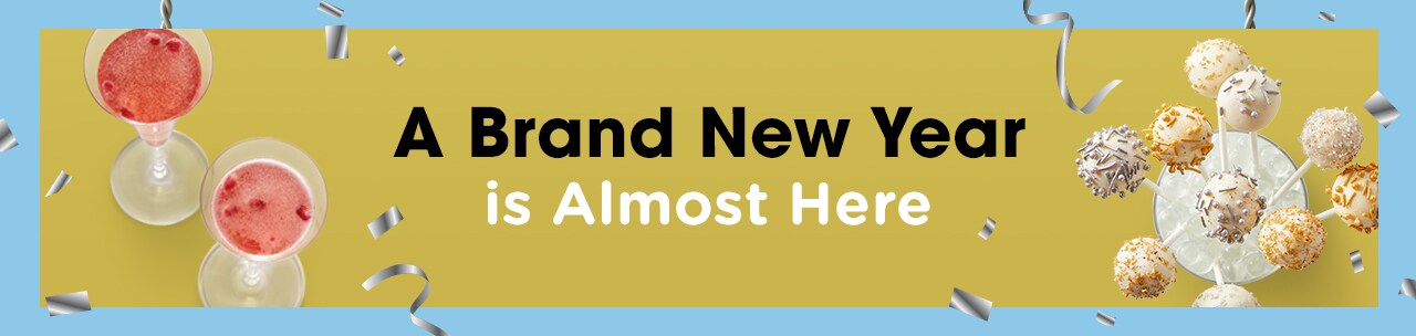 A brand new year is almost here. New Year’s Shop.