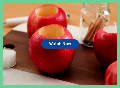 DIY Fruit Candles