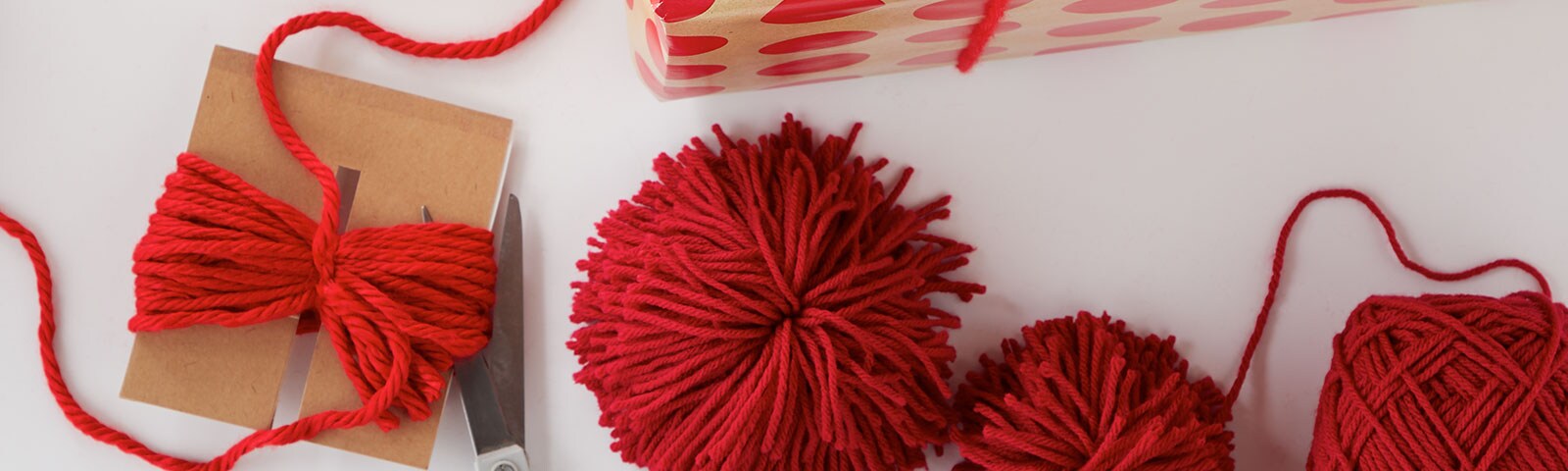 Let's Make Scrap Yarn Pom Poms