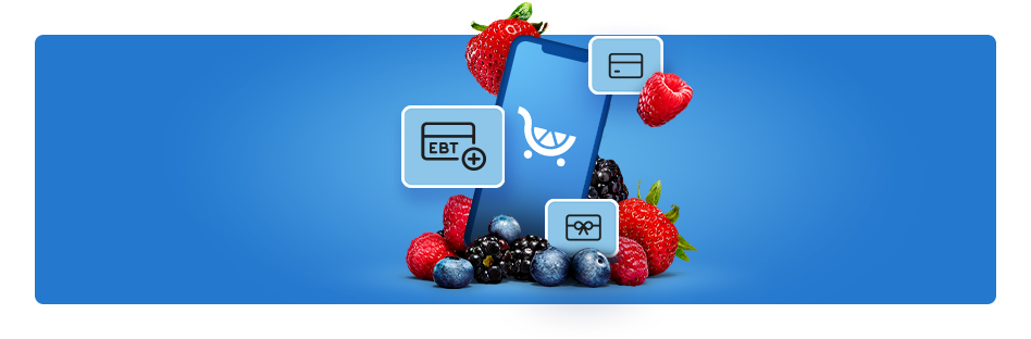 SNAP EBT now accepted online. You can now use your preferred payment methods for pickup or delivery.